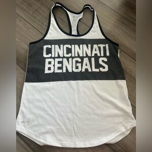 Nike Women's Cincinnati Bengals Tank Top - Black and White